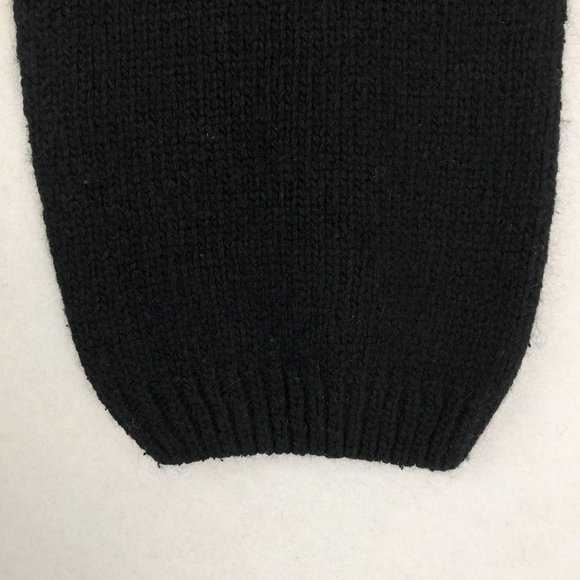 One Step Up Women's Size Small Black Silk Angora Wool Blend Cardigan Sweater - Picture 4 of 10